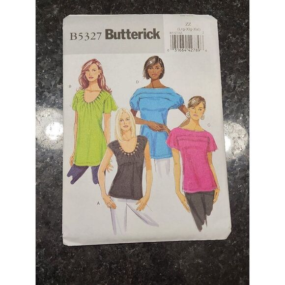 Butterick Sewing Pattern B5327 (L, XXL, XXXL) - Picture 1 of 3